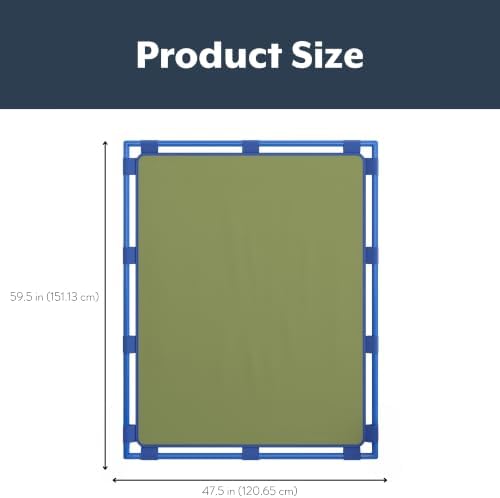 Children's Factory Room Divider 59.5" x 47.5", Sage, Big Screen - Image 2