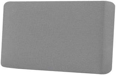 H.VERSAILTEX Super Stretch Individual Seat Cushion Covers Sofa Covers Couch Cushion Covers Slipcover Sets Thick Jacquard Textured Twill Fabric (1 Piece Loveseat Cushion Cover, Dove) by HVERSAILTEX