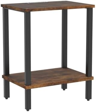 TUTOTAK End Table with Charging Station, Side Table Set of 2, Nightstand - Image 5
