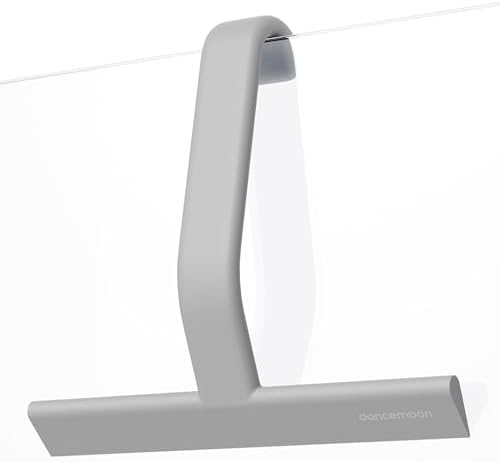 dancemoon JustHang Shower Squeegee with Built-in Hook, 10-Inch Gray by dancemoon