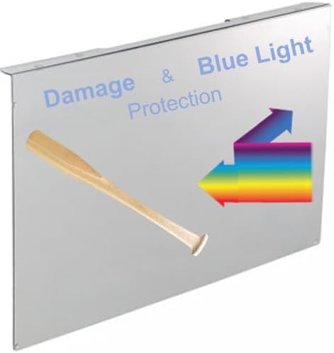 VizoBlueX 65 inch Blue Light and Damage TV Screen Protector. Protection Shield & Anti-Blue Light Filter Blocking UV for LCD LED 4K OLED QLED (57.3 x 32.9 inch) by VizoBlueX