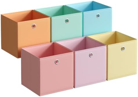 SONGMICS Storage Cubes, Set of 6 Odorless Foldable Storage Boxes by Unknown