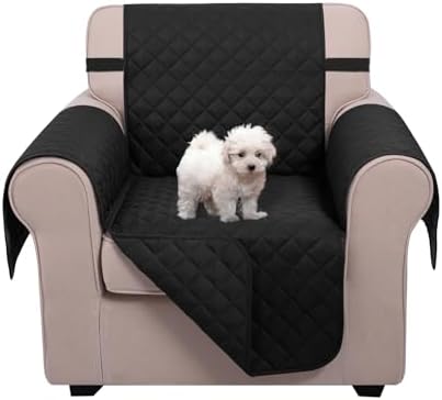 U-NICE HOME Reversible Oversized 28''Chair Covers, Black by U-NICEHOME