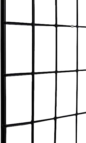 Amazon Basics 6-Cube Wire Grid Stackable Storage Organizer, Metal Shelving Unit, No-Tool Assembly, 26"W x 38"H x 12.6"D, Black - Image 4