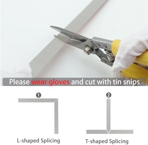 Coengwui Peel and Stick Metal Molding Trim, Self-Adhesive Stainless Steel for Wall, Fireplace, Mirror Edging and Craft Decoration (Brushed Silver, 20ft x 0.6in) - Image 3