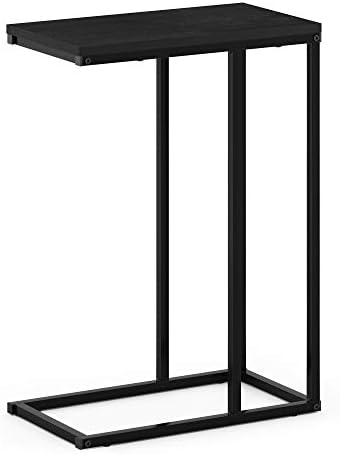 Furinno CAMNUS C-Shape Metal Frame Side Table, Easy Assembly, Americano - Image 5