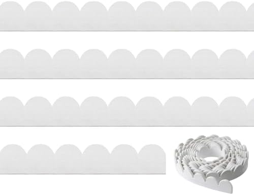 Flexible Scalloped Molding Trim Peel and Stick 10ft by Unknown