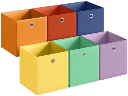 SONGMICS Storage Cubes, Set of 6 Odorless Foldable Storage Boxes by Unknown
