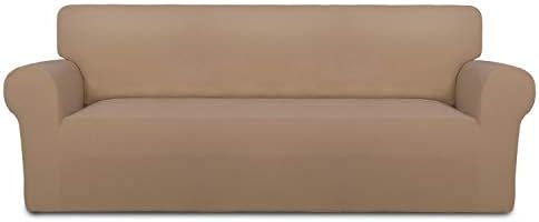 PureFit Stretch Couch Covers for Sofa Large Sofa Slipcovers Camel by PureFit