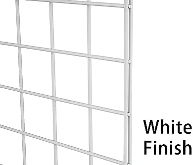 Grid Wall Commercial Grade Gridwall Panels – Heavy Duty Grid Panel for Any Retail Display Wall Grid 2' Width x 4' Height, White (Pack of 3) - Image 4