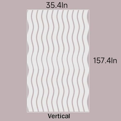 LEMON CLOUD Frosted Glass Window Privacy Film Decorative, 35.4″ x 157.4″ - Image 6