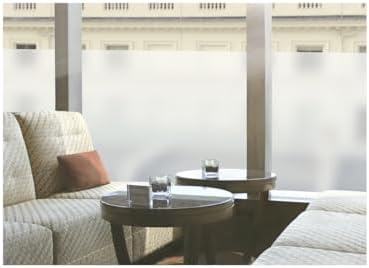 Artscape Etched Glass Large | Window Privacy Film Textured Glass Pattern | Non-Adhesive & UV Protection | Easy to Apply & Removable | 36 x 72 Inches - Image 2