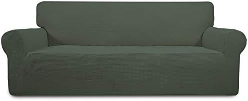 Easy-Going Stretch Oversized Sofa Couch Slipcover Washable Olive Green by Easy-Going
