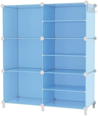 AWTATOS 6 Cube Closet Organizer Storage Shelves,Blue by AWTATOS