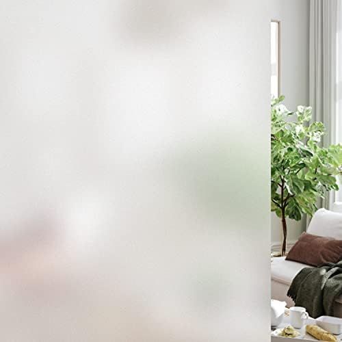 HIDBEA Frosted Glass Window Privacy Film,Static Cling 45.2 in x 13.1 ft by HIDBEAWindowFilm
