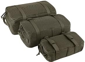 PETAC GEAR 3 PCS Tactical Modular Packing Cubes, Large Capacity Mesh Storage Bag,Outdoor Travel Organize Storage Pouches Bags. by PetacGear