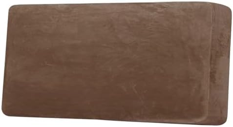 H.VERSAILTEX Velvet Stretch Individual Couch Cushion Cover Plush Cushion Slipcover for Loveseat Sofa Cushion Furniture Protector Seat Cushion Sofa Cover (1 Piece Sofa Cushion Cover, Caramel Cafe) by HVERSAILTEX