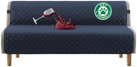 Turquoize 100% Waterproof Futon Cover Slipcover Armless Sofa Protector by Turquoize