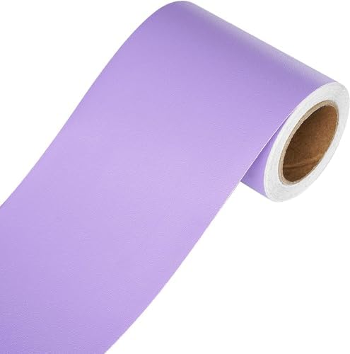 YENHOME Purple Removable Wallpaper Border Peel and Stick for Bathroom Walls Self Adhesive Wallpaper Borders 3"X236" Mirror Frame Borders Decoration Contact Paper for Wall Decor Vinyl Repair Tape by Yenhome
