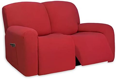PureFit Super Stretch Loveseat Recliner Sofa Couch Cover with Pocket by PureFit