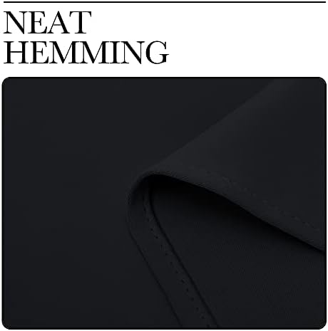 NICETOWN Black Room Divider Curtain for Doorway 34" Wide x 80" Long 1 Panel - Image 7