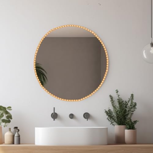 1 Pack Peel and Stick Molding Trim Flexible Molding Trim for Wall Self Adhesive Paintable DIY Wall Trims for Mirror Frame Cabinet Edge Picture (16.4 ft X 0.59 Inch,Gold) - Image 2