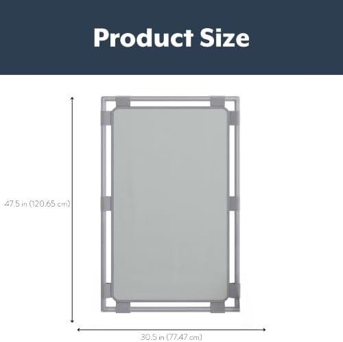 Children's Factory Room Divider 47.5" x 30.5", Glacier Gray, Rectangle - Image 2