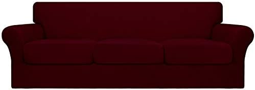Easy-Going 4 Pieces Oversized Stretch Couch Cover for Dogs Washable by Easy-Going
