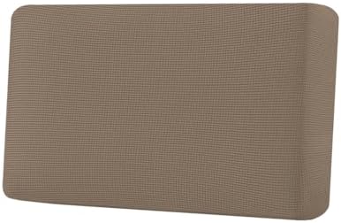 H.VERSAILTEX Super Stretch Individual Seat Cushion Covers Sofa Covers Couch Cushion Covers Slipcover Sets Thick Jacquard Textured Twill Fabric (1 Piece Loveseat Cushion Cover, Macchiato) by HVERSAILTEX