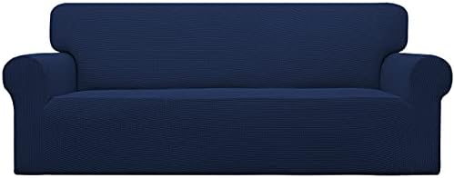 Easy-Going Stretch Couch Covers for Sofa Washable Large Navy by Easy-Going