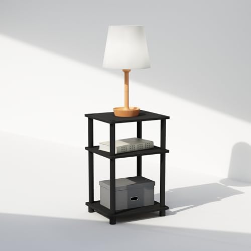 Furinno JUST Toolless 3-Tier Night Stand, Open Storage, Americano - Image 4