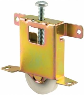 Prime-Line N 6861 Mirror Door Roller Assembly, 1-1/2 In., Steel Housing and Ball Bearings, Concave Plastic Wheel (Single Pack) - Image 3