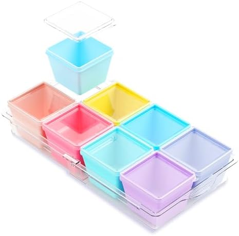 Gemice 1-Cup Silicone Freezer Molds with Lids & Base for Soup, 8-Pack by GemiceBeautyTools