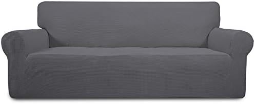 Easy-Going Stretch Oversized Sofa Couch Slipcover Washable Gray by Easy-Going