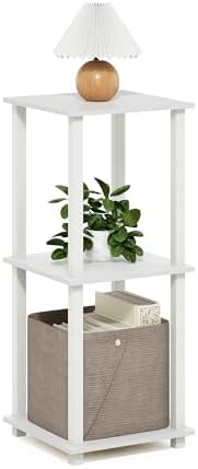 Furinno Simplistic Set of 2 Toolless Living Room Table Set, White - Image 5