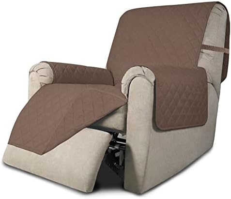 Easy-Going Reversible Couch Cover, Recliner 22 in, Brown/Brown by Easy-Going