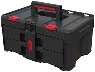 Keter Stack-n-Roll Two Drawer Tool Box for Small Parts and Power Tool Accessories, Fits Keter Modular Tool Storage System by Unknown