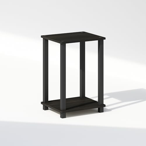 Furinno Simplistic Toolless 2-Tier Compact Night Stand, Espresso - Image 5