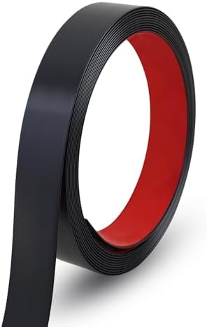 Gaahing 196.8" x 1" Matte Black Molding & Wall Trim, Flexible Peel and Stick Decorative Strip for Tile, Mirror, Ceiling, Floor, Panel, Cabinet by Getallthemoldingtrimsyoulike