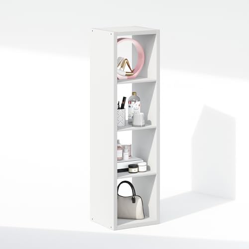 Furinno Cubic Extra Thick 4-Cube Closet Organizers and Storage, White - Image 5