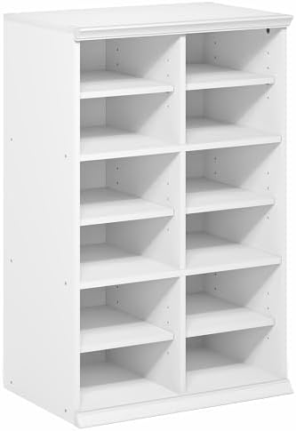 Furinno FANO Closet Organizers and Storage, 12-Cube Closet Organizer with Adjustable Shelves, Stackable Open Shelf Closet Shelves, 15.9 x 23.6 x 36.2 for Wardrobe, Bedroom, Living Room, White - Image 7