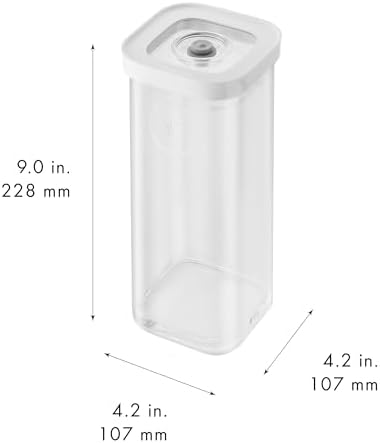 ZWILLING Fresh & Save CUBE Storage Organizer, 3S - 1.25-qt, Pantry Organizers and Storage, Plastic, BPA-Free Airtight Dry Food Storage Container for Storing Brown Sugar, A 2-pound Bag of Rice and more - Image 3