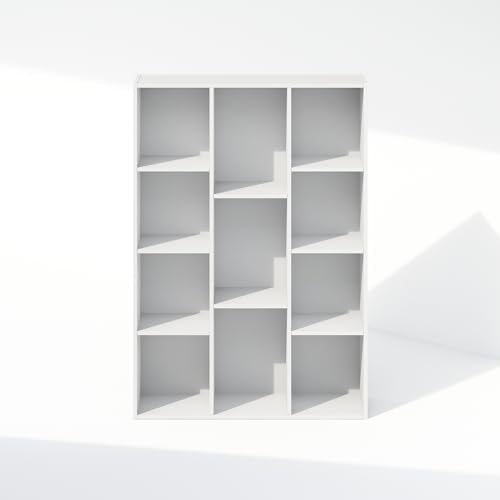 Furinno Reed Closet Organizers and Storage, 11-Cube Closet Organizer, Open Shelf Closet Storage, for Wardrobe, Bedroom, Living Room, White - Image 7