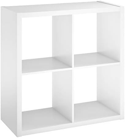 ClosetMaid Decorative Open Back 4-Cube Storage Organizer, White by Unknown
