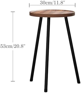 Small Couch Side Table, Drink Table, Mini Round End Table, Coffee Table, Snack Table for Small Spaces, Living Room, Bedroom, Sofa LET520DR - Image 2