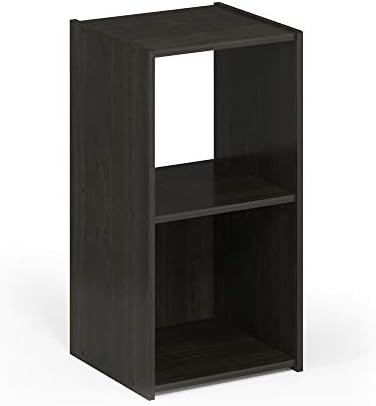 Furinno Pelli Cubic Storage Cabinet, 2x1, Espresso - Image 6