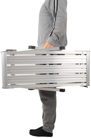 LEADALLWAY Aluminum Folding Work Platform Step Platform for Painting - Image 5