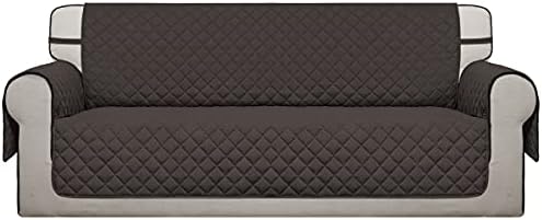 Easy-Going Reversible Couch Cover, 4 Seater Sofa, Chocolate/Chocolate by Easy-Going