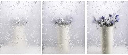 Window Privacy Film for Glass, Tulip Removable Static Film, 35.4x78.7 Inch - Image 5