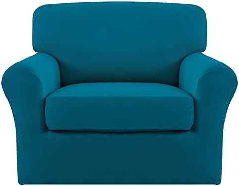 Easy-Going 2 Pieces Stretch Sofa Slipcover for Armchair Washable by Easy-Going